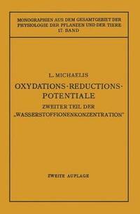 bokomslag Oxydations-Reductions-Potentiale
