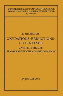 bokomslag Oxydations-Reductions-Potentiale