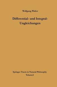 bokomslag Differential- und Integral-Ungleichungen