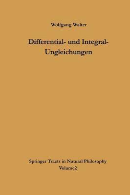 bokomslag Differential- und Integral-Ungleichungen