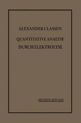 Quantitative Analyse durch Elektrolyse