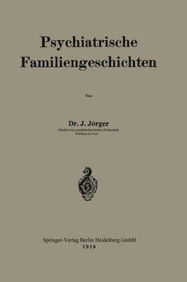 bokomslag Psychiatrische Familiengeschichten