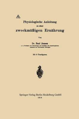 bokomslag Physiologische Anleitung zu einer zweckmigen Ernhrung