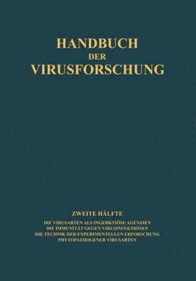 Handbuch der Virusforschung 1