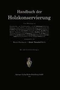 bokomslag Handbuch der Holzkonservierung