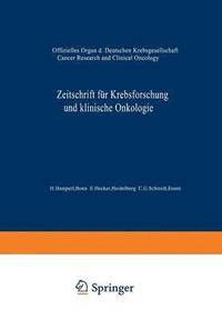 bokomslag Zeitschrift fr Krebsforschung und klinische Onkologie / Cancer Research and Clinical Oncology