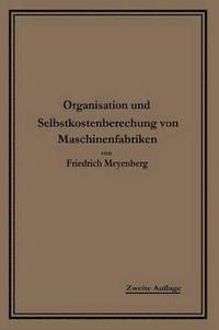 bokomslag Einführung in die Organisation von Maschinenfabriken