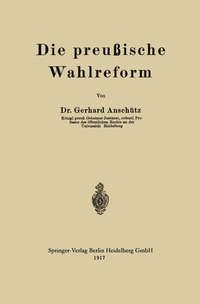 bokomslag Die preuische Wahlreform