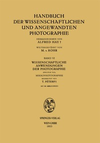 bokomslag Wissenschaftliche Anwendungen der Photographie