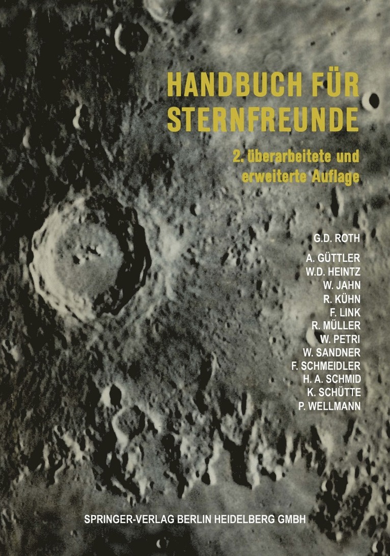 Günter Dietmar Roth, Gunter Dietmar Roth, Gï?’½nter Dietmar Roth, Roth, Gi? 1/2nter Dietmar Roth, Gï?'½nter Dietmar Roth - Handbuch für Sternfreunde, Häftad