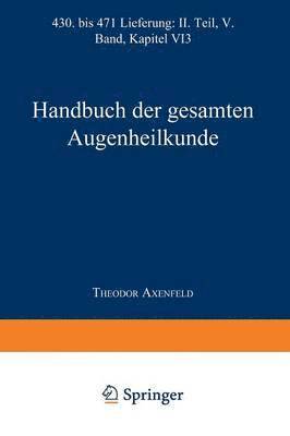 bokomslag Handbuch der Gesamten Augenheilkunde