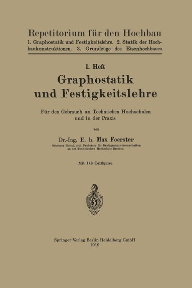 bokomslag Graphostatik und Festigkeitslehre