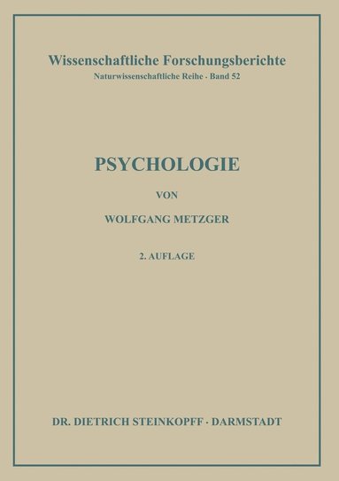 bokomslag Psychologie