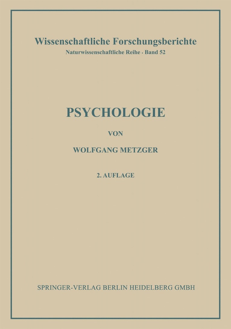 Psychologie 1