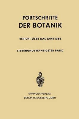 bokomslag Fortschritte der Botanik