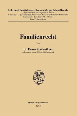 bokomslag Familienrecht