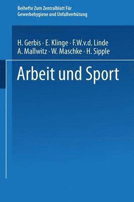 bokomslag Arbeit und Sport