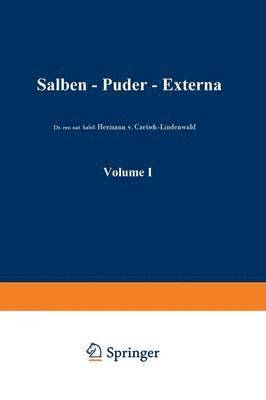 bokomslag Salben · Puder · Externa
