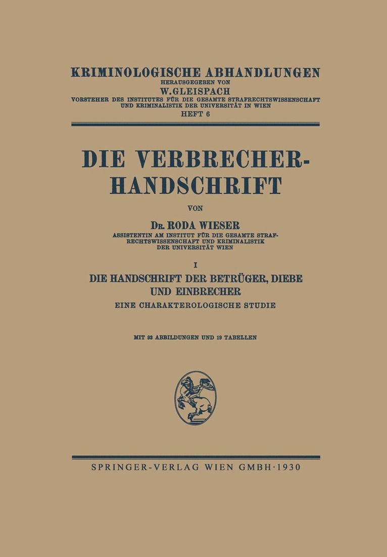 Die Verbrecher-Handschrift