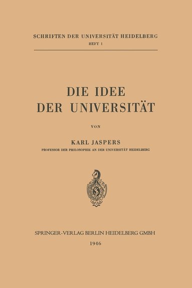 bokomslag Die Idee der Universitt