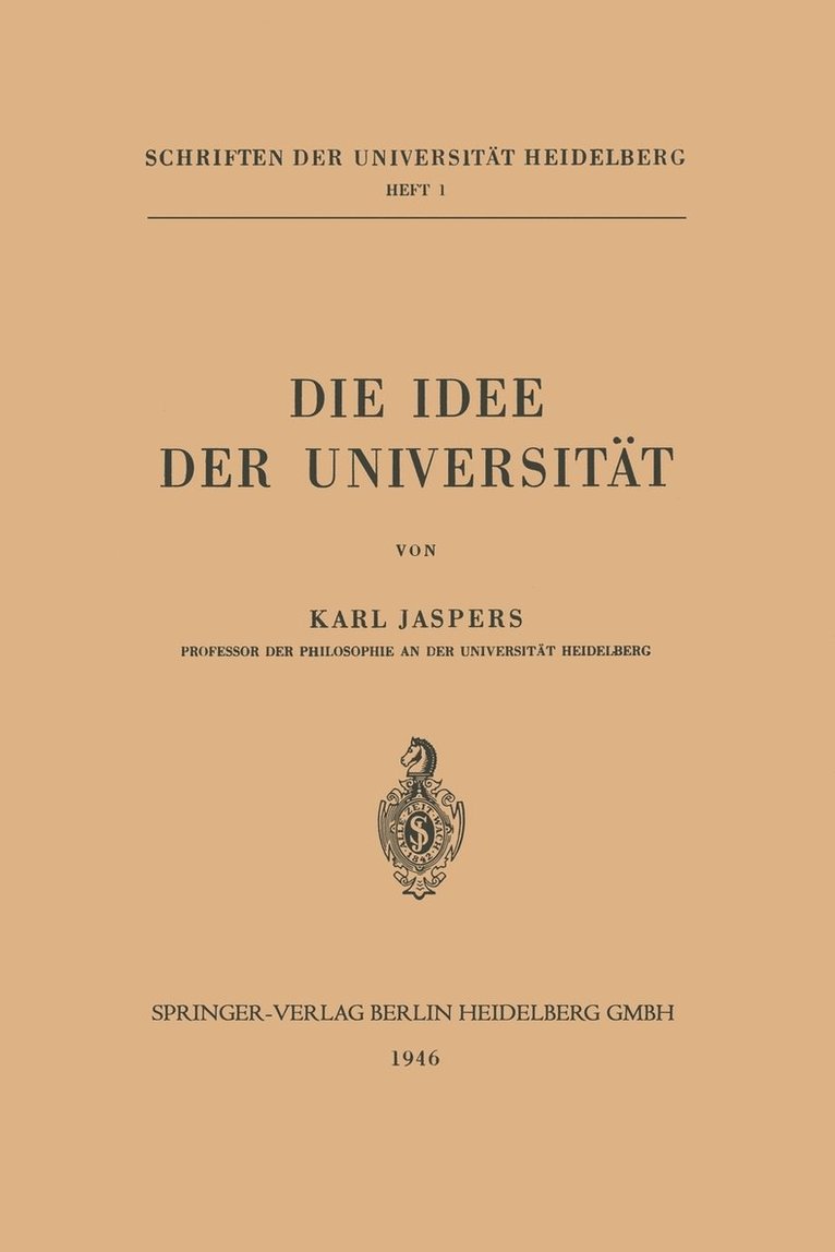 Die Idee der Universität