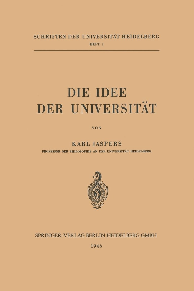 Die Idee der Universitt 1