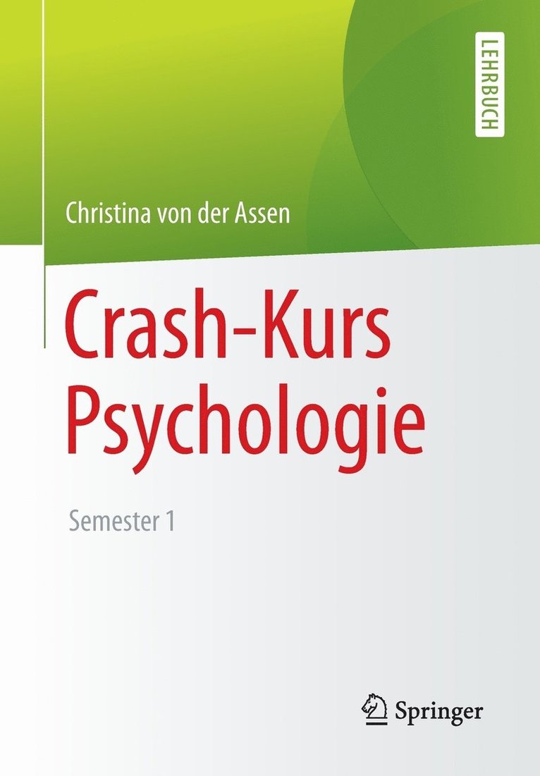 Crash-Kurs Psychologie 1