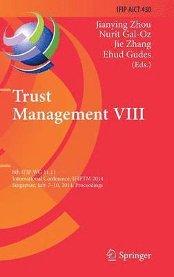 bokomslag Trust Management VIII