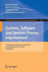 bokomslag Systems, Software and Services Process Improvement