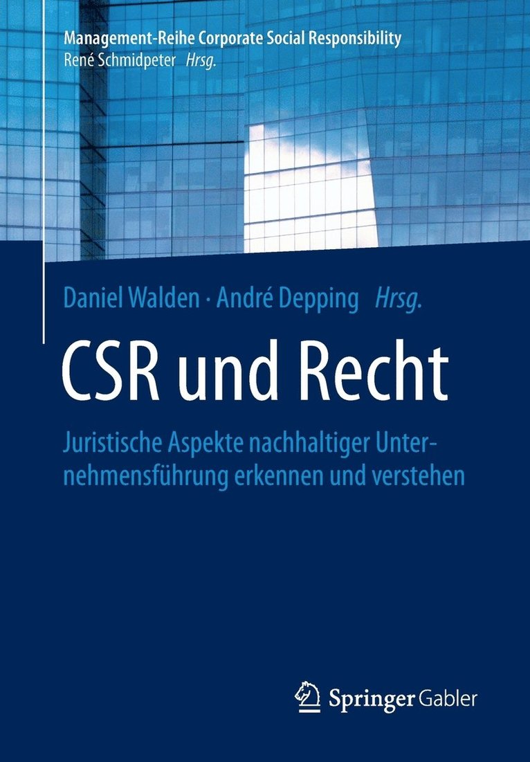 Daniel Walden, André Depping, Andre Depping - CSR und Recht, Häftad