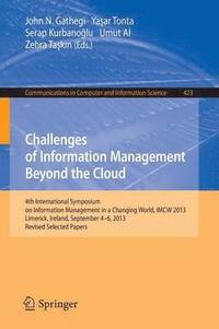 bokomslag Challenges of Information Management Beyond the Cloud