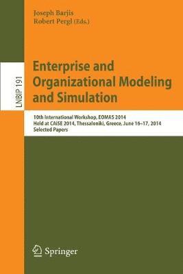 bokomslag Enterprise and Organizational Modeling and Simulation