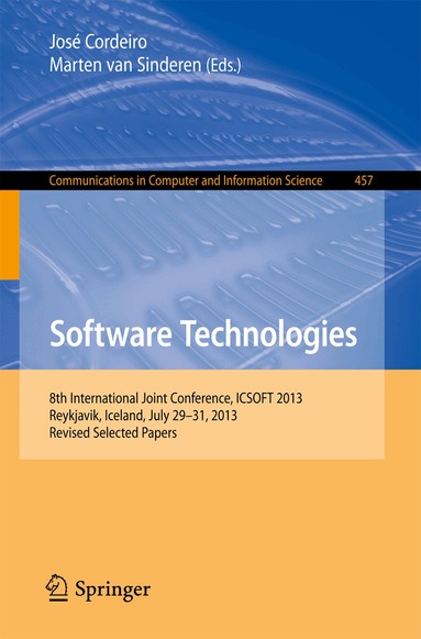 José Cordeiro, Marten van Sinderen - Software Technologies, Häftad