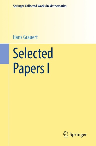 bokomslag Selected Papers I