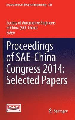 Proceedings of SAE-China Congress 2014: Selected Papers 1