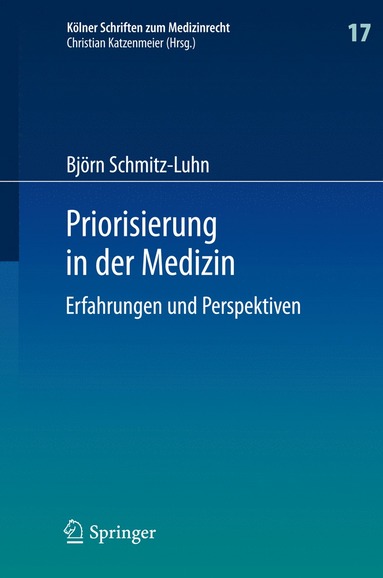 bokomslag Priorisierung in der Medizin