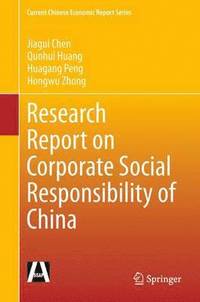 bokomslag Research Report on Corporate Social Responsibility of China