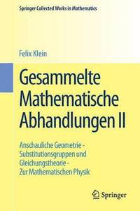 bokomslag Gesammelte Mathematische Abhandlungen II