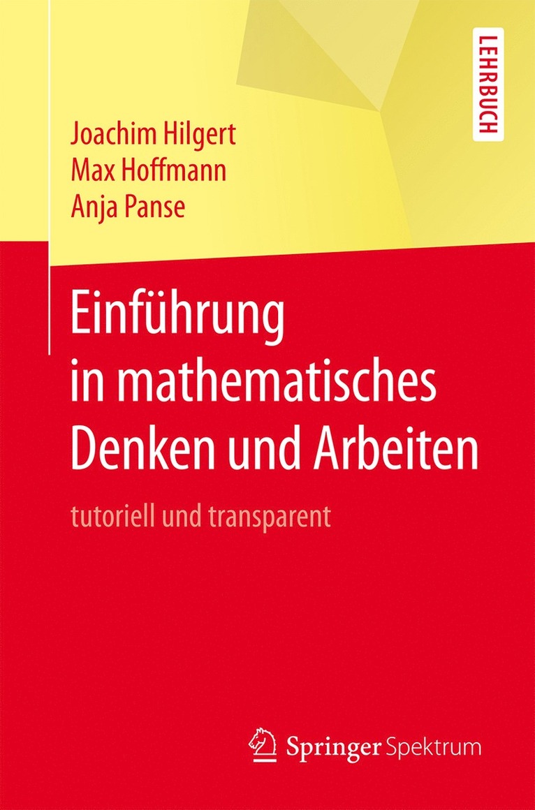 Einfhrung in mathematisches Denken und Arbeiten 1