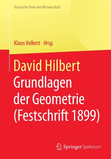 Klaus Volkert - David Hilbert, Häftad