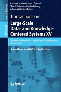 bokomslag Transactions on Large-Scale Data- and Knowledge-Centered Systems XV