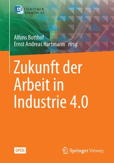 bokomslag Zukunft der Arbeit in Industrie 4.0