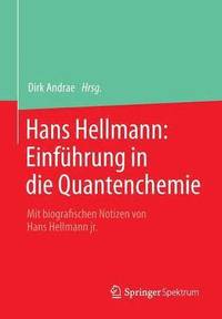 bokomslag Hans Hellmann: Einfhrung in die Quantenchemie
