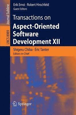 Transactions on Aspect-Oriented Software Development XII 1