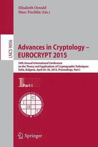 bokomslag Advances in Cryptology - EUROCRYPT 2015