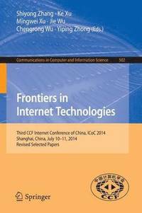 bokomslag Frontiers in Internet Technologies