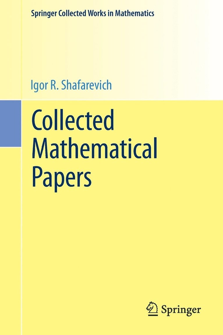 Collected Mathematical Papers 1