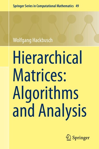 Wolfgang Hackbusch - Hierarchical Matrices: Algorithms and Analysis, Inbunden
