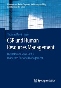 bokomslag CSR und Human Resource Management