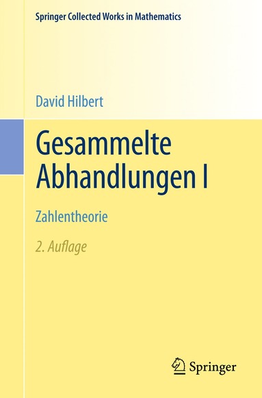 bokomslag Gesammelte Abhandlungen I
